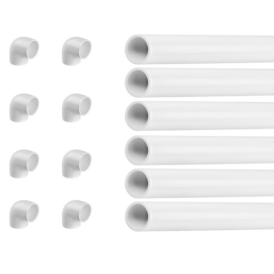 Heat Pump Kit 1.5 Inch Pipe Including 6m of 1.5inch Rigid Pipework, 8x 1.5inch 90 Degree Elbows